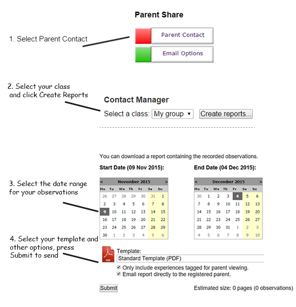 2engage parents email reports to parents 